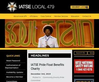 Iatse479.org(IATSE Local 479 ) Screenshot