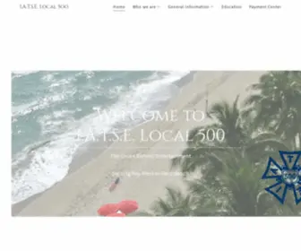 Iatselocal500.org(Local 500) Screenshot