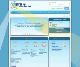 Iatsenbf.org(The IATSE National Benefit Funds web site) Screenshot