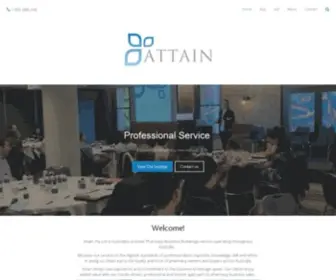 Iattain.com.au(Attain Pty Ltd) Screenshot