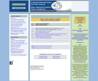Iattc.org(Inter-American-Tropical-Tuna-Commission) Screenshot