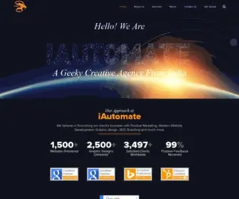 Iautomate.in(Website development jammu) Screenshot