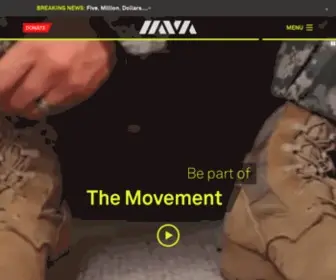 Iava.org(Iraq and Afghanistan Veterans of America (IAVA)) Screenshot