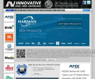 Iavsales.com(Innovative Audio Video Sales) Screenshot