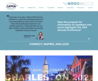 Iawa.org(The International Aviation Womens Association (IAWA)) Screenshot