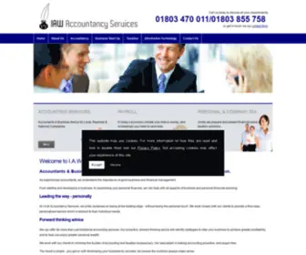 Iawaccountancy.co.uk(Accountancy Services) Screenshot