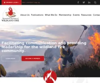 Iawfonline.org(International Association of Wildland Fire) Screenshot