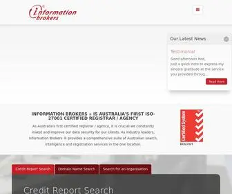 IB.com.au(Information Brokers) Screenshot