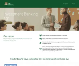 IB101.com(Investment Banking 101) Screenshot