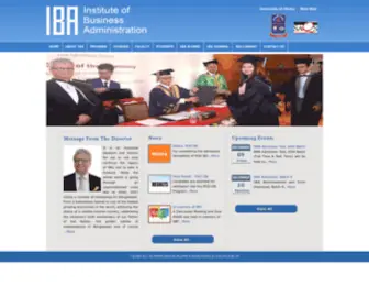 Iba-DU.edu(IBA/University of Dhaka) Screenshot