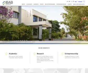 Ibab.ac.in(Institute of Bioinformatics and Applied Biotechnology) Screenshot