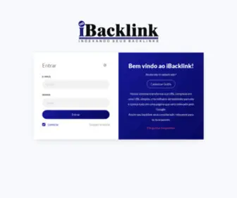 Ibacklink.com.br(Indexar backlinks grátis) Screenshot
