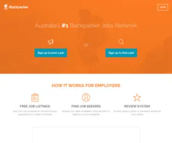 Ibackpacker.com.au(Our mission) Screenshot