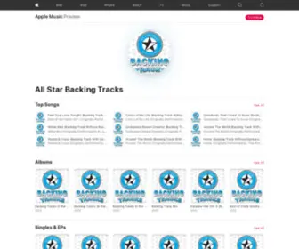 Ibacktracks.com(All Star Backing Tracks on Apple Music) Screenshot