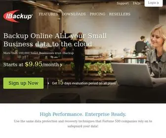 Ibackup.com(IBackup®) Screenshot