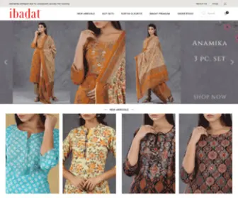 Ibadatkurtis.com(Contemporary Ethnic Wear for Women) Screenshot