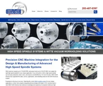 Ibagnorthamerica.com(High Speed CNC Machine Spindle Systems) Screenshot