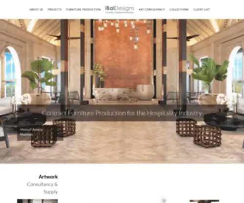 Ibaldesigns.com(Bali Furniture Design) Screenshot