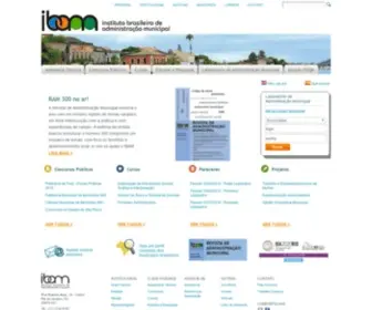 Ibam.org.br(Instituto Brasileiro de Administração Municipal) Screenshot