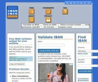 Ibancalculator.com(IBAN Calculator) Screenshot