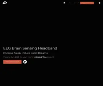 Ibandplus.com(IBand+ is a smart EEG brain sensing headband) Screenshot