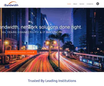 Ibandwidth.net(Home) Screenshot