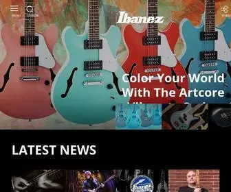 Ibanez.com(Ibanez) Screenshot