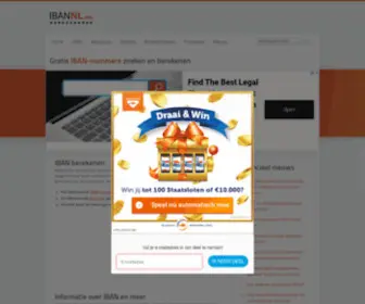 Ibannl.org(Gratis IBAN & BIC check) Screenshot