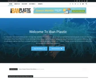 Ibanplastic.com(IBan Plastic the biggest movement against Single Use Plastic) Screenshot