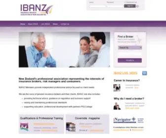 Ibanz.co.nz(Home) Screenshot