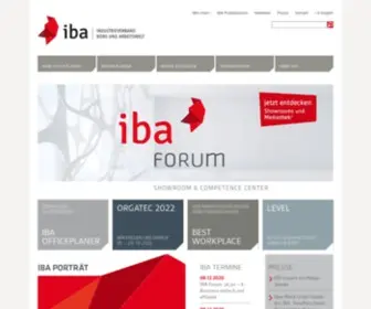 Iba.online(Industrieverband Büro und Arbeitswelt) Screenshot