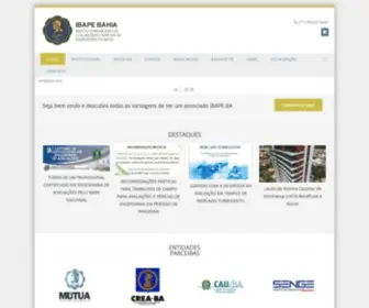 Ibapebahia.org.br(IBAPE) Screenshot