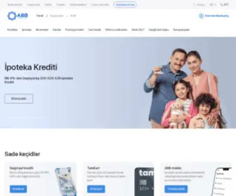 Ibar.az(Azərbaycan Beynəlxalq Bankı) Screenshot