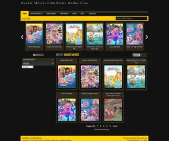 Ibarbiemovies.com(Barbie Movies Online Free Streaming Full HD 720p Cartoons To Watch) Screenshot