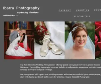 Ibarraphotography.com(Wedding photographers in Houston) Screenshot