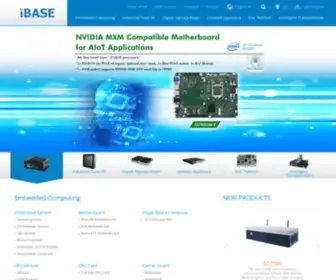 Ibase.com.tw(Industrial Computer Manufacturer in Taiwan) Screenshot