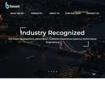 Ibaseit.com(Custom Software Development Company) Screenshot