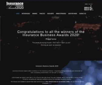 Ibawards.com.au(Insurance Business Awards Australia) Screenshot