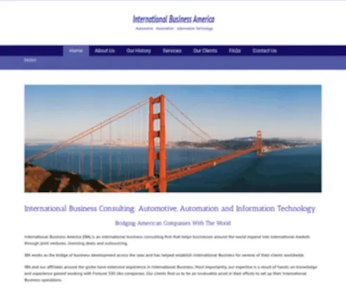 Ibaworld.com(International Business Consulting) Screenshot