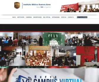 Ibbaedu.com.ar(Instituto Biblico Buenos Aires) Screenshot