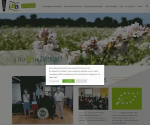 IBB.bio(IBB Le réseau de l'initiative Bio en Bretagne) Screenshot