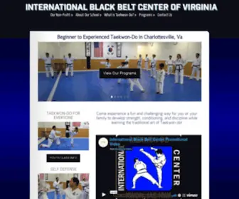 IBBCV.com(International Blackbelt Center of Virginia) Screenshot