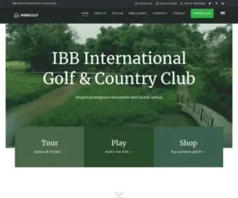 Ibbgolfclub.org.ng(Ibbgolfclub) Screenshot