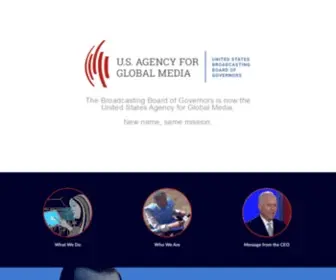 IBB.gov(The United States Agency for Global Media's mission) Screenshot