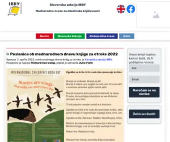 Ibby.si(IBBY Slovenija) Screenshot