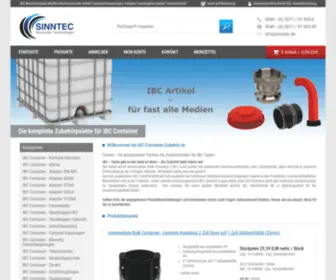 IBC-Container-Zubehoer.de(IBC T) Screenshot