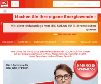IBC-Solar.at(IBC) Screenshot