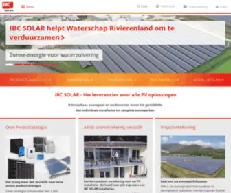 IBC-Solar.nl(IBC SOLAR) Screenshot