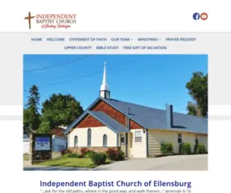 Ibcellensburg.com(Independent Baptist Church of Ellensburg) Screenshot