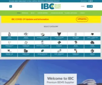 IBC.ie(BEMS premium supply and solutions services company) Screenshot